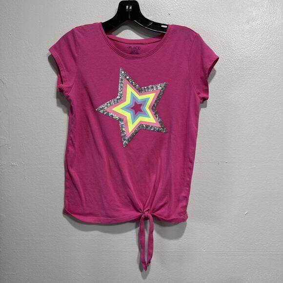 Lot of 4 Place T-Shirt Tie Dye Star Print Teen Girls 14 XL Short Sleeves Tee - Picture 2 of 10